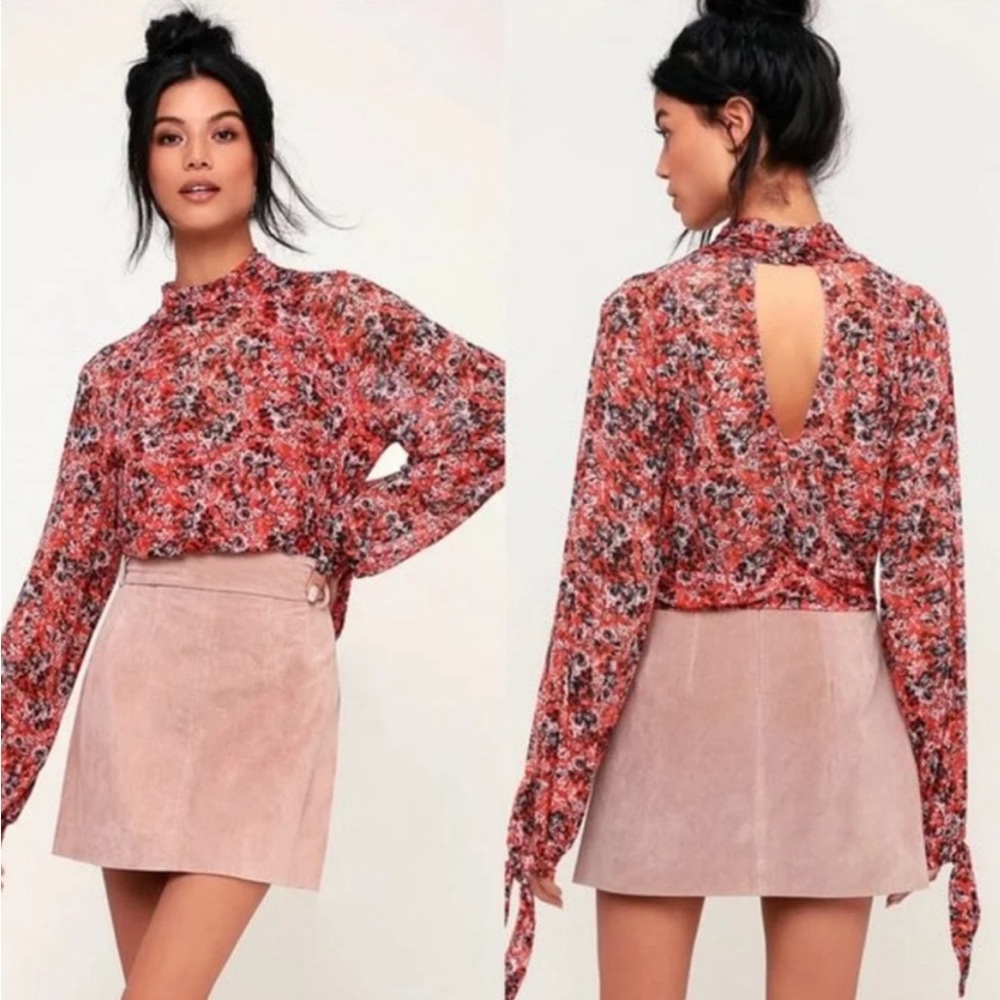 FREE PEOPLE Long Sleeve Blouse Top Size Small